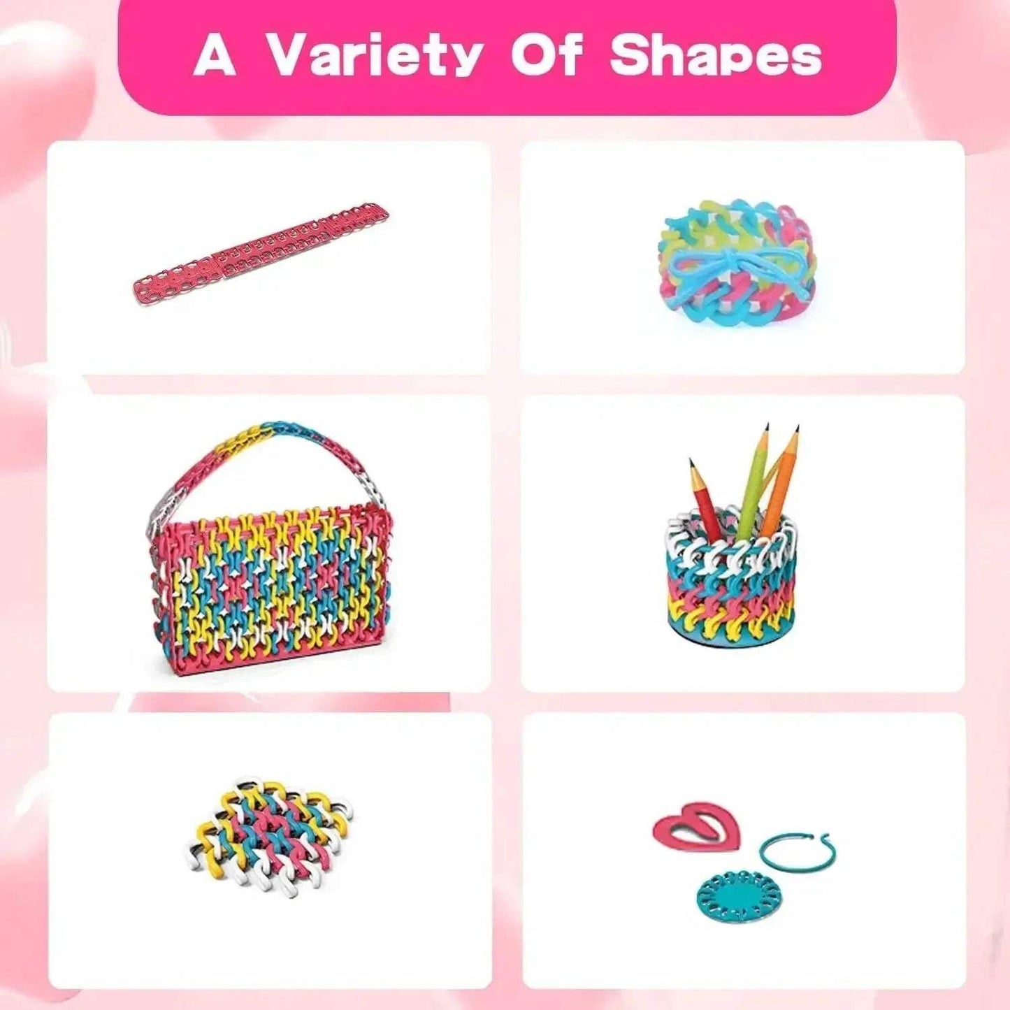  Kids DIY Ribbon Weaving Kit All In One Jewelry Craft -  ToylandEU™