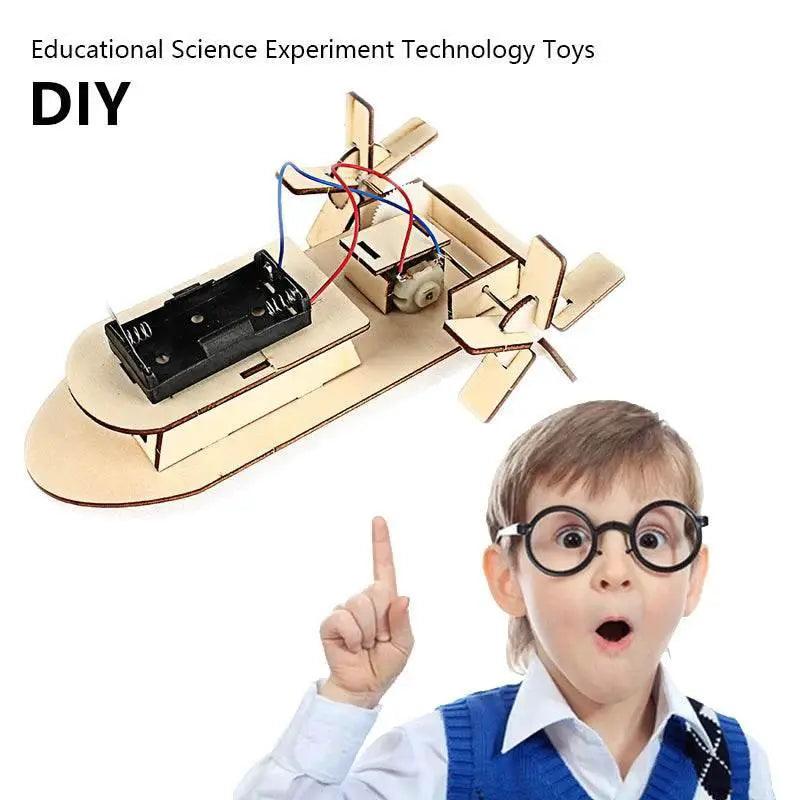  Kids DIY Robot Assembling Model Educational Material Kits Science Experiment Technology Toy Puzzle Painted Toys for Children -  ToylandEU™