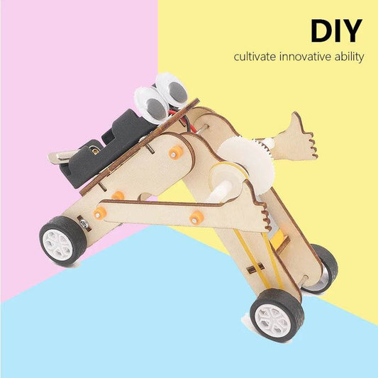 Kids DIY Robot Assembling Model Educational Material Kits Science Experiment Technology Toy Puzzle Painted Toys for Children - ToylandEU