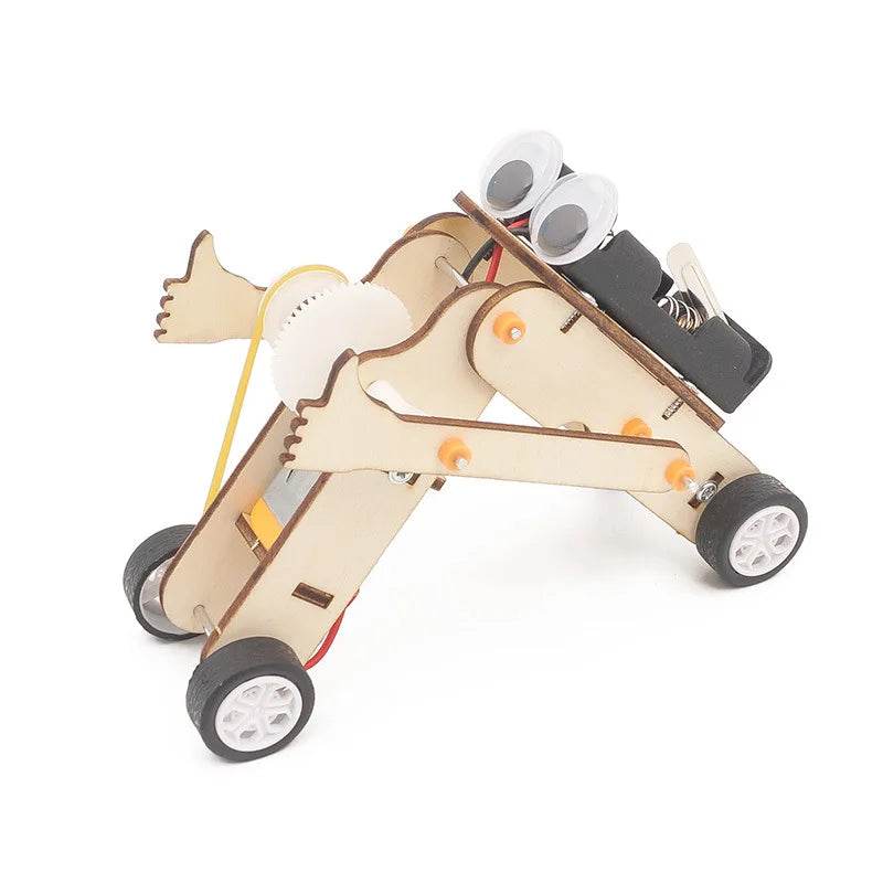 Kids DIY Robot Assembling Model Educational Material Kits Science Experiment Technology Toy Puzzle Painted Toys for Children - ToylandEU