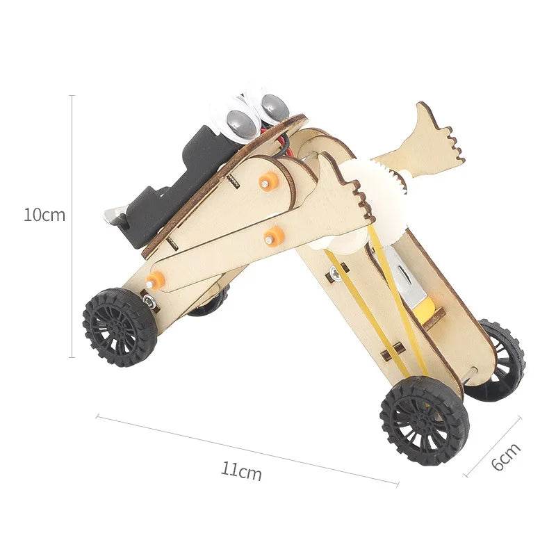 Kids DIY Robot Assembling Model Educational Material Kits Science Experiment Technology Toy Puzzle Painted Toys for Children - ToylandEU