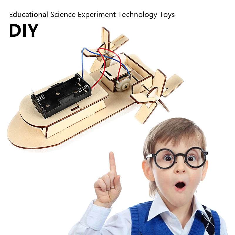 Kids DIY Robot Assembling Model Educational Material Kits Science Experiment Technology Toy Puzzle Painted Toys for Children - ToylandEU