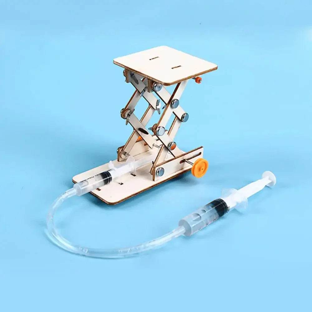 Kids DIY Science Toys Educational Scientific Experiment Kit Hydraulic Lift Table Model Physics School STEM Projects - ToylandEU