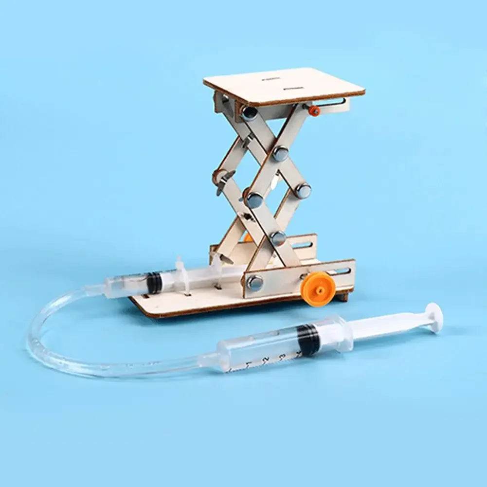 Kids DIY Science Toys Educational Scientific Experiment Kit Hydraulic Lift Table Model Physics School STEM Projects - ToylandEU