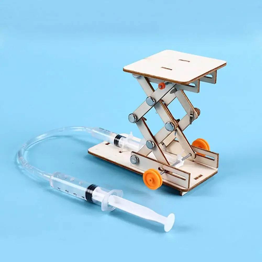 Kids DIY Science Toys Educational Scientific Experiment Kit Hydraulic Lift Table Model Physics School STEM Projects - ToylandEU