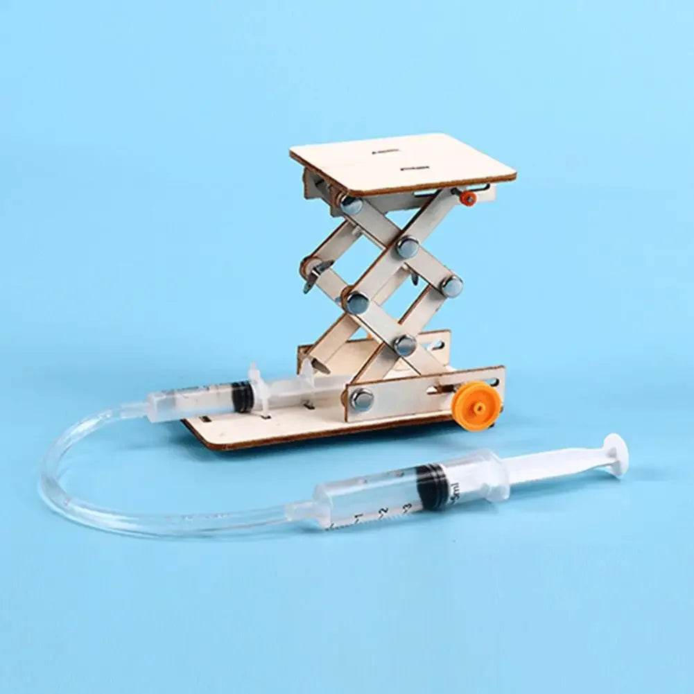 Kids DIY Science Toys Educational Scientific Experiment Kit Hydraulic Lift Table Model Physics School STEM Projects - ToylandEU