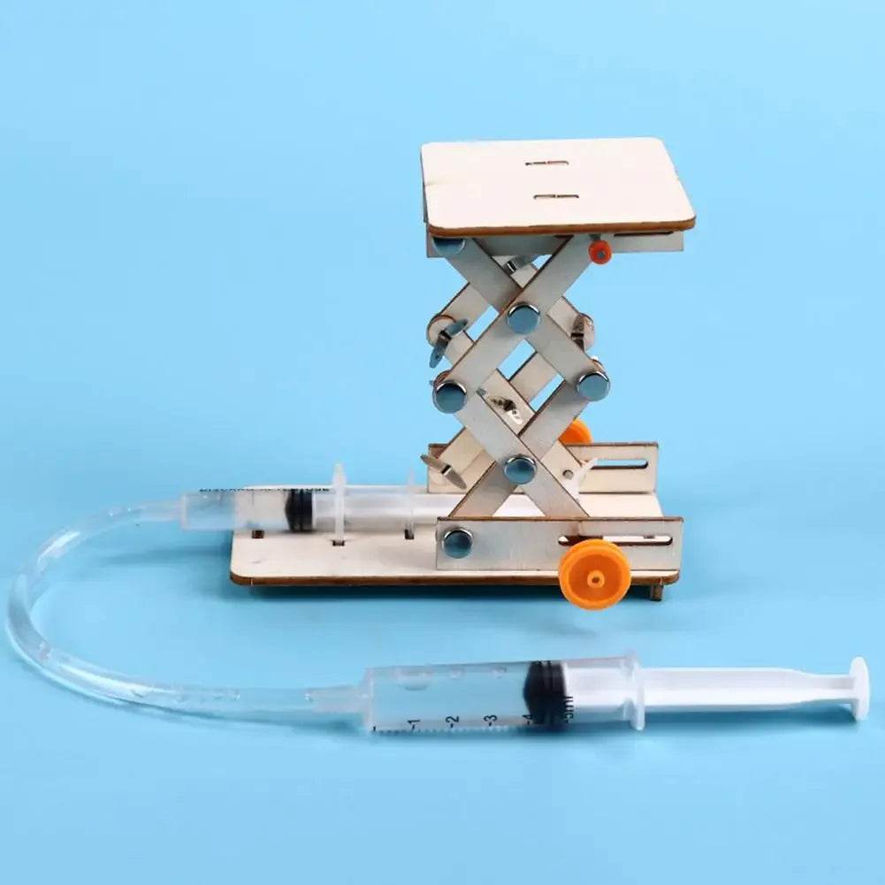Kids DIY Science Toys Educational Scientific Experiment Kit Hydraulic Lift Table Model Physics School STEM Projects - ToylandEU