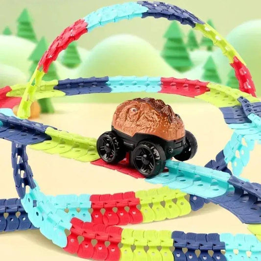  Kids DIY Slot Car Track Set With Flexible Rails -  ToylandEU™