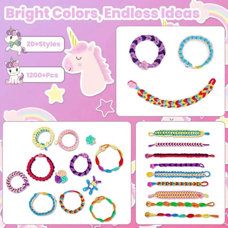 Kids DIY Weaving Loom Kit For Bracelet Making Fun Creative - ToylandEU