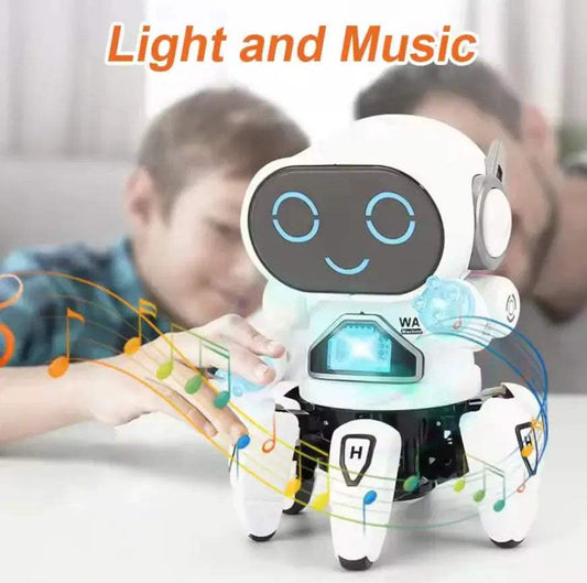 Kids Dance Robots Music LED 6 Claws Octopus Robot Birthday Gift Toys For Children Early Education Baby Toy Boys Girls - ToylandEU