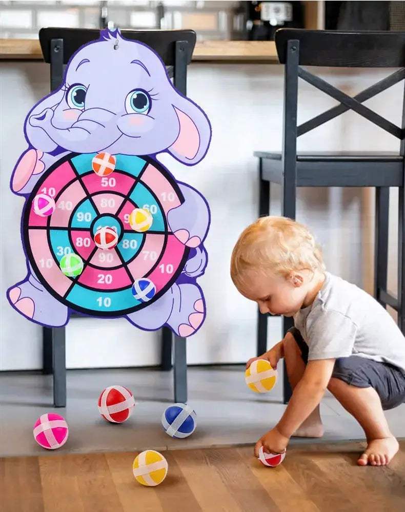 Kids Dart Board With Sticky Balls Interactive Educational Toy - ToylandEU