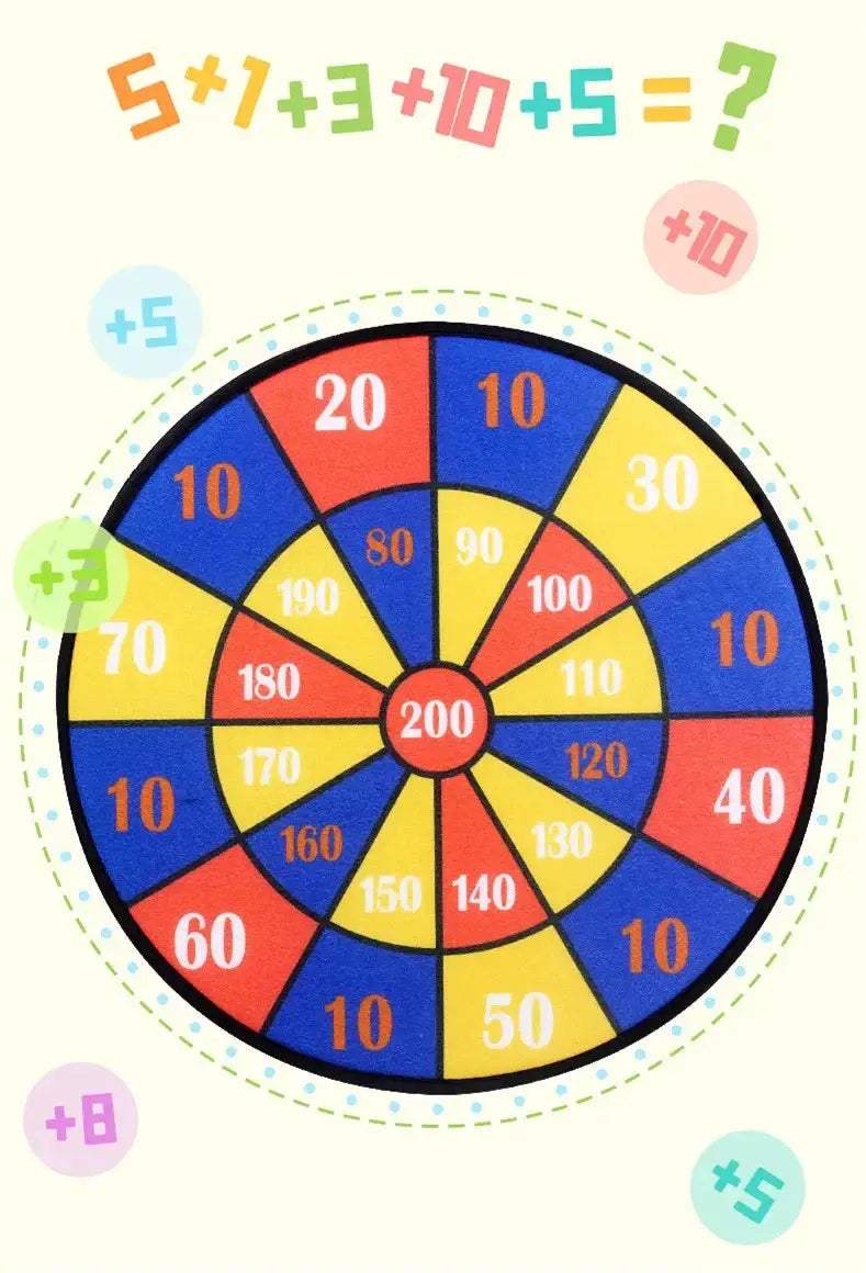 Kids Dart Board With Sticky Balls Interactive Educational Toy - ToylandEU