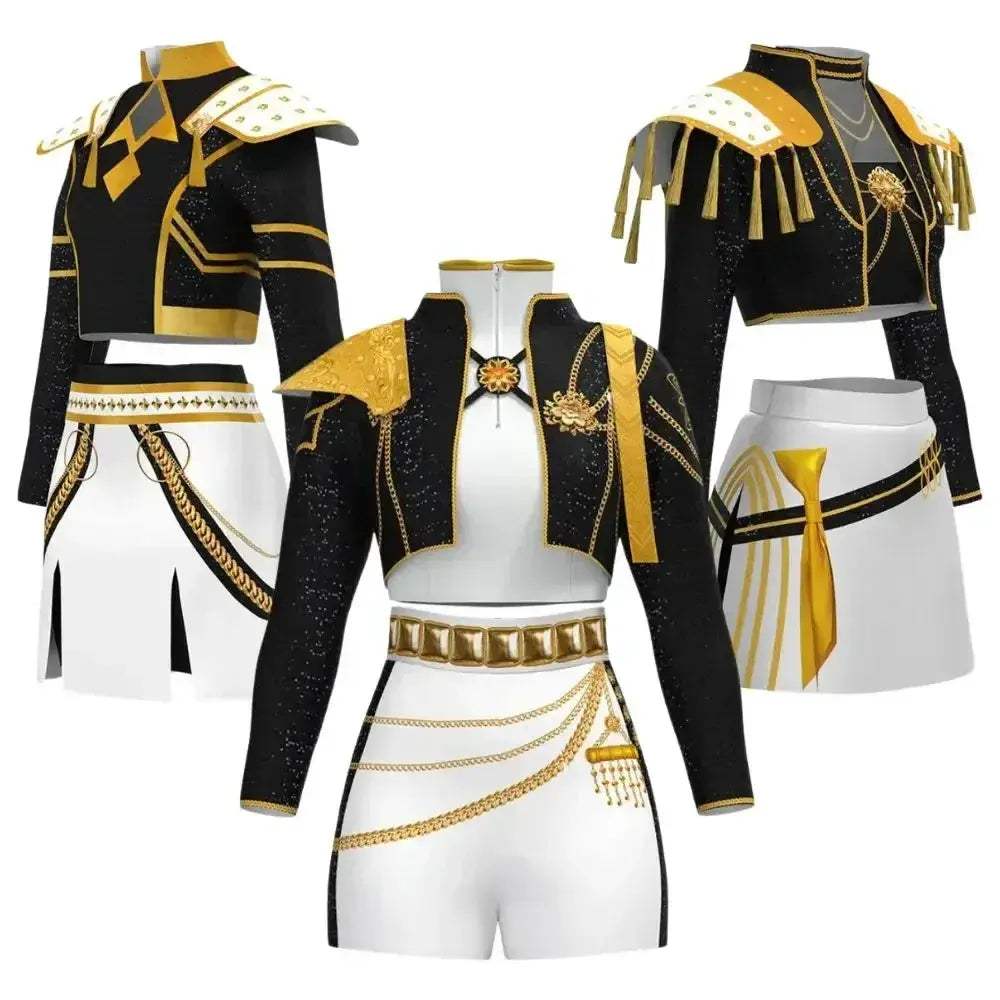 Kids Demon Hunter Cosplay Costume Set Premium Polyester - ToylandEU