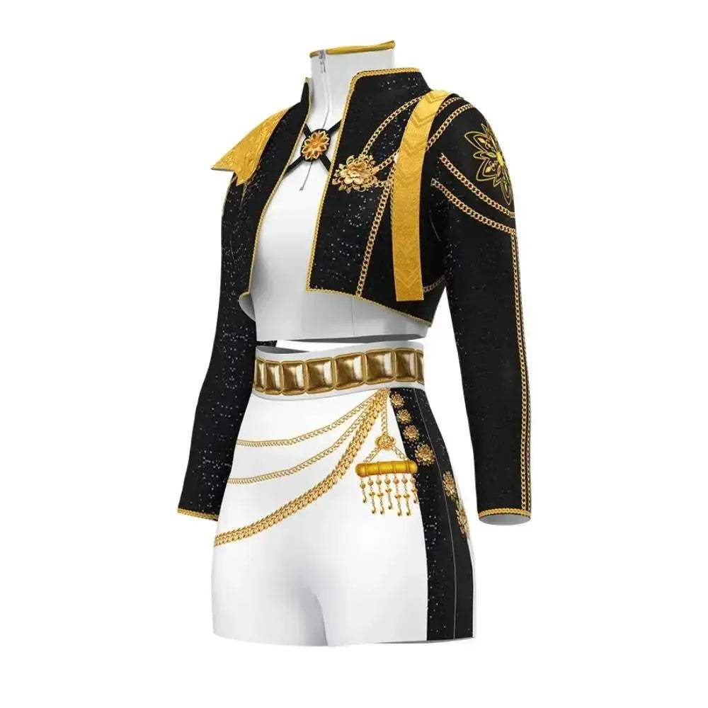 Kids Demon Hunter Cosplay Costume Set Premium Polyester - ToylandEU