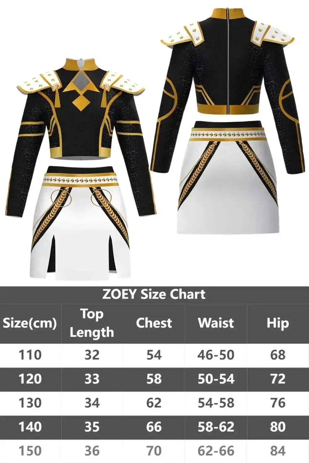 Kids Demon Hunter Cosplay Costume Set Premium Polyester - ToylandEU
