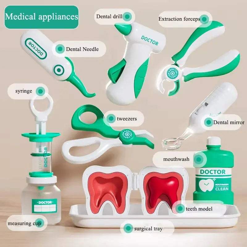  Kids Dentist Role Play Kit With Realistic Dental Tools -  ToylandEU™