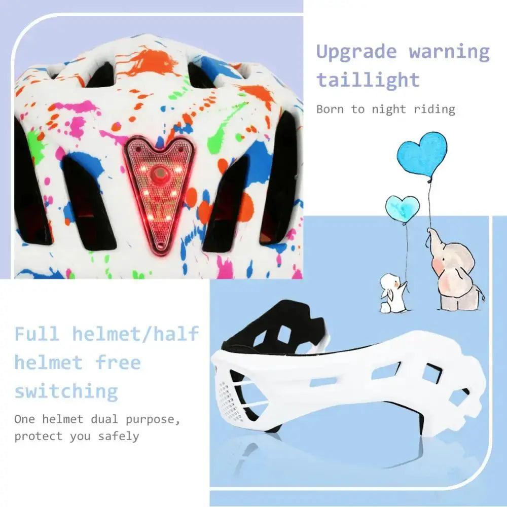 Kids Detachable Full Face Bike Helmet Lightweight -  ToylandEU™