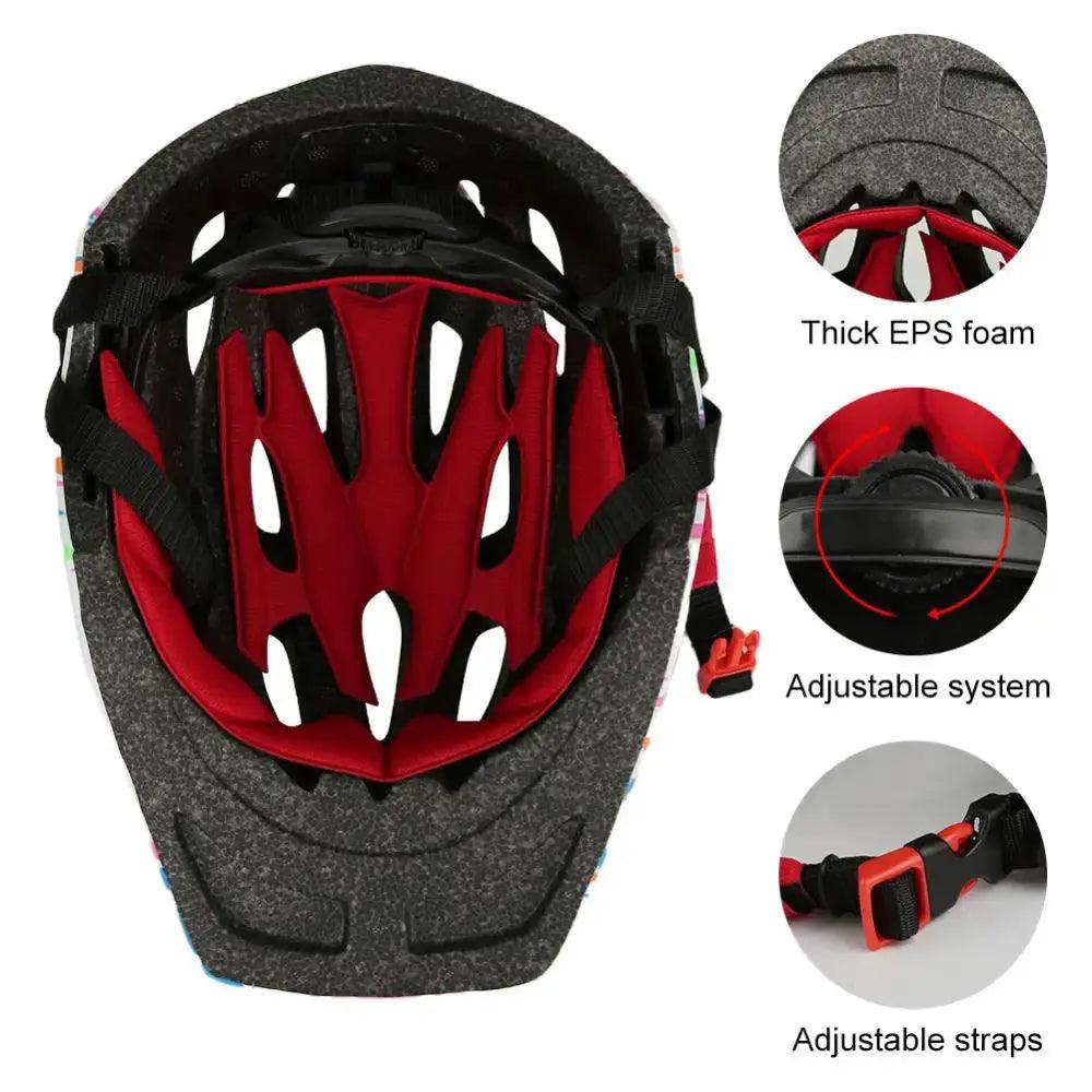  Kids Detachable Full Face Bike Helmet Lightweight -  ToylandEU™