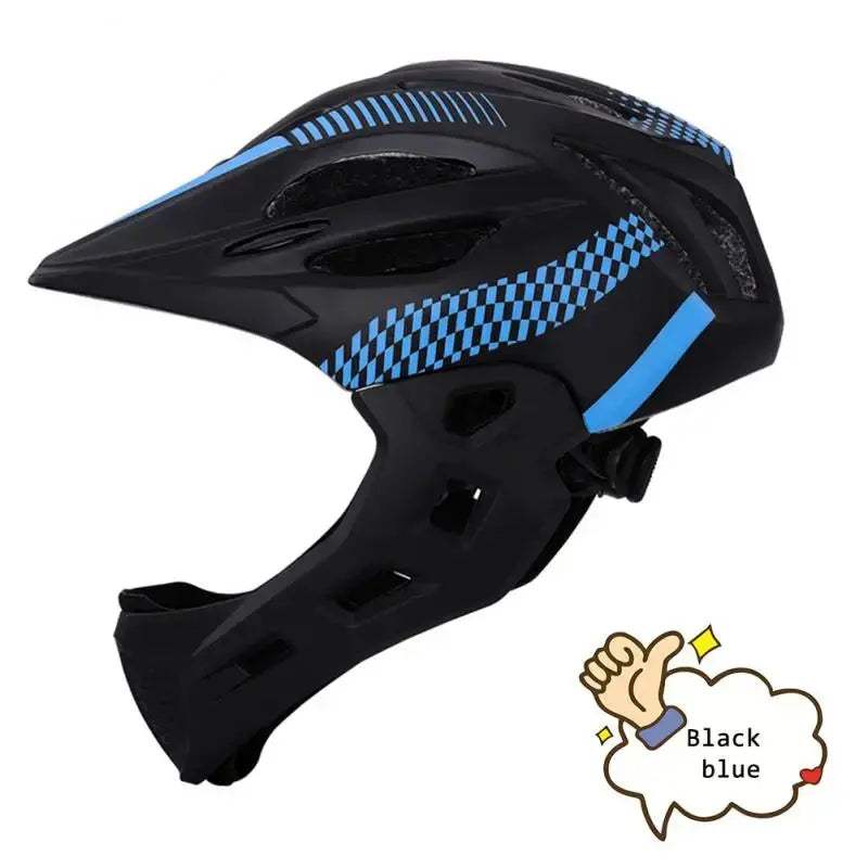 Kids Detachable Full Face Bike Helmet Lightweight Safety - ToylandEU