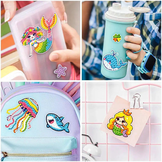  Kids Diamond Painting Sticker Set Creative Art Gift -  ToylandEU™