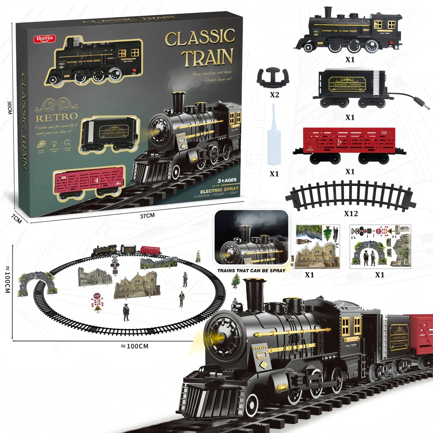 Kids Diecast Train Toy Set For Safe Educational Play - ToylandEU