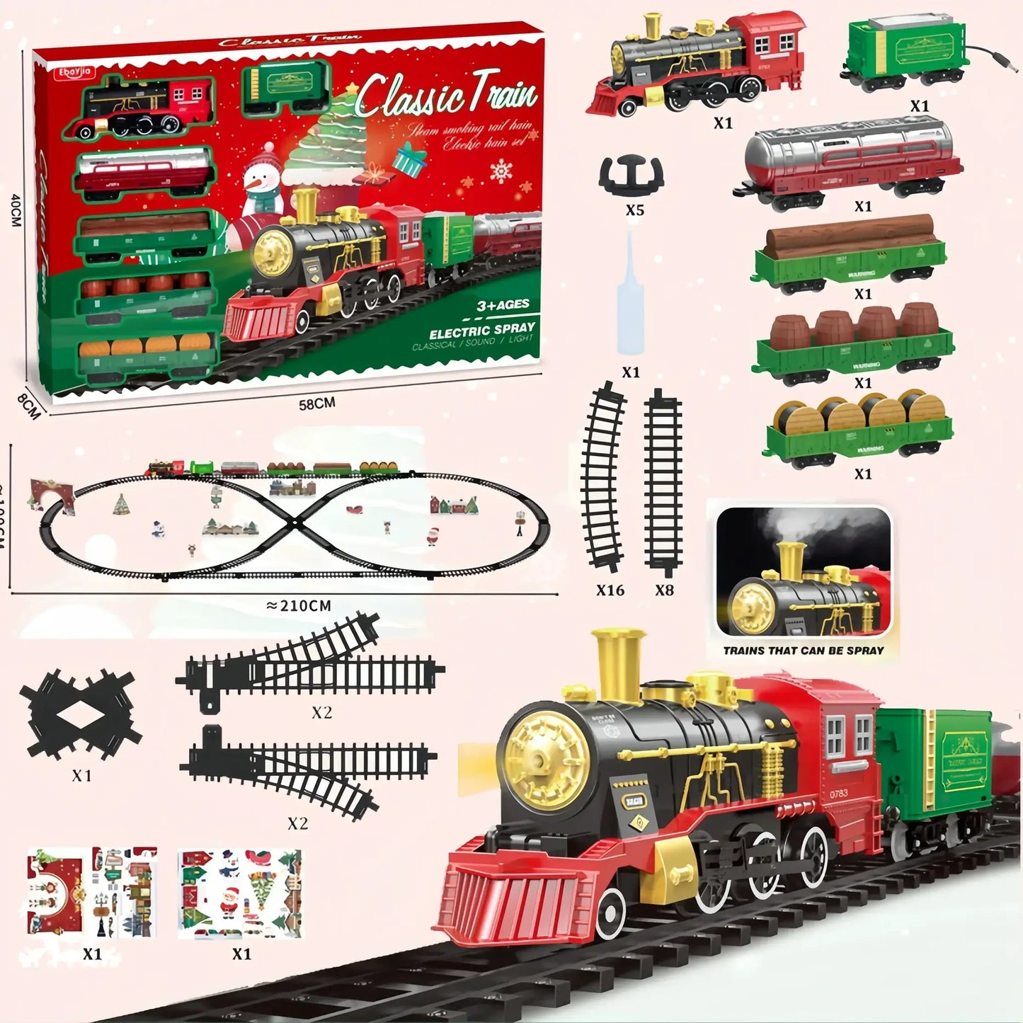 Kids Diecast Train Toy Set For Safe Educational Play - ToylandEU