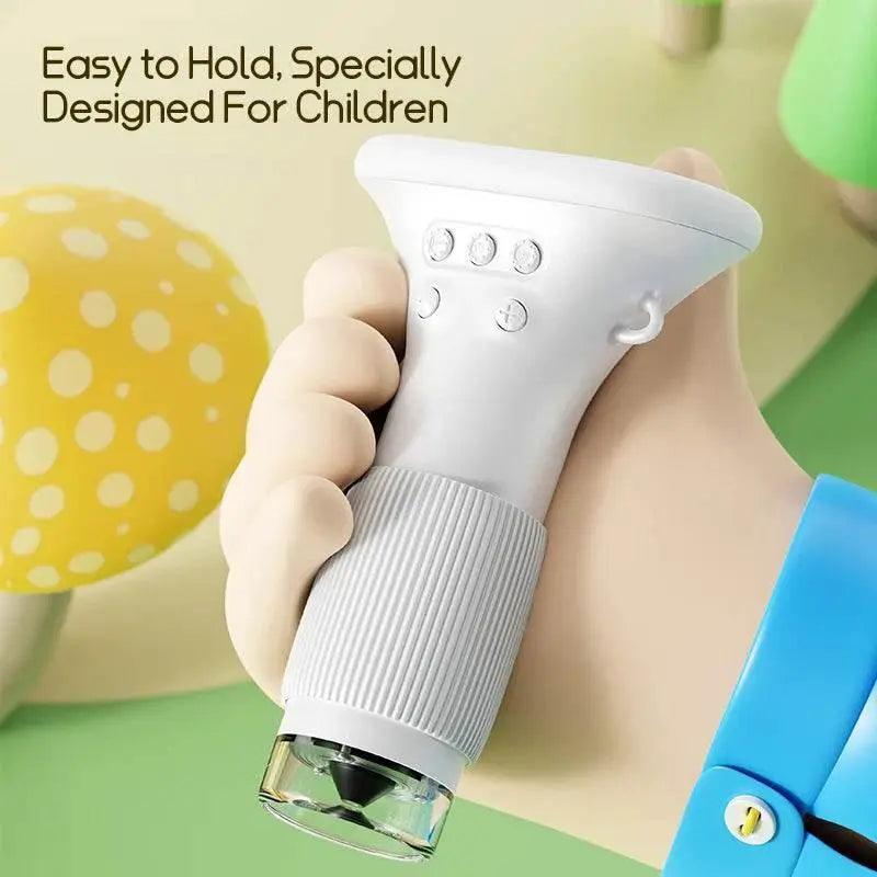  Kids Microscope 1000x Magnifier Microscope 200 Megapixels With LED Photo Video Function Educational Toys Science For Children -  ToylandEU™