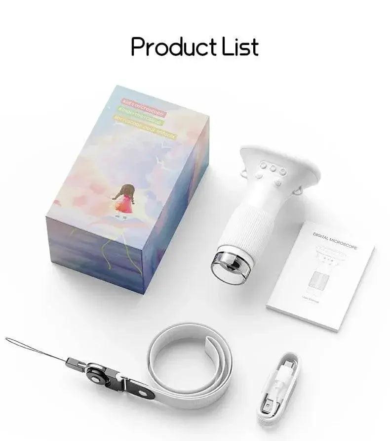  Kids Microscope 1000x Magnifier Microscope 200 Megapixels With LED Photo Video Function Educational Toys Science For Children -  ToylandEU™