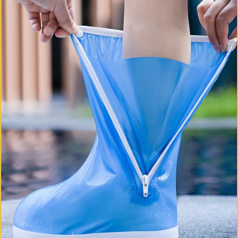 Kids Dinosaur Rain Boots | Waterproof Zip Closure | Toylandeu™