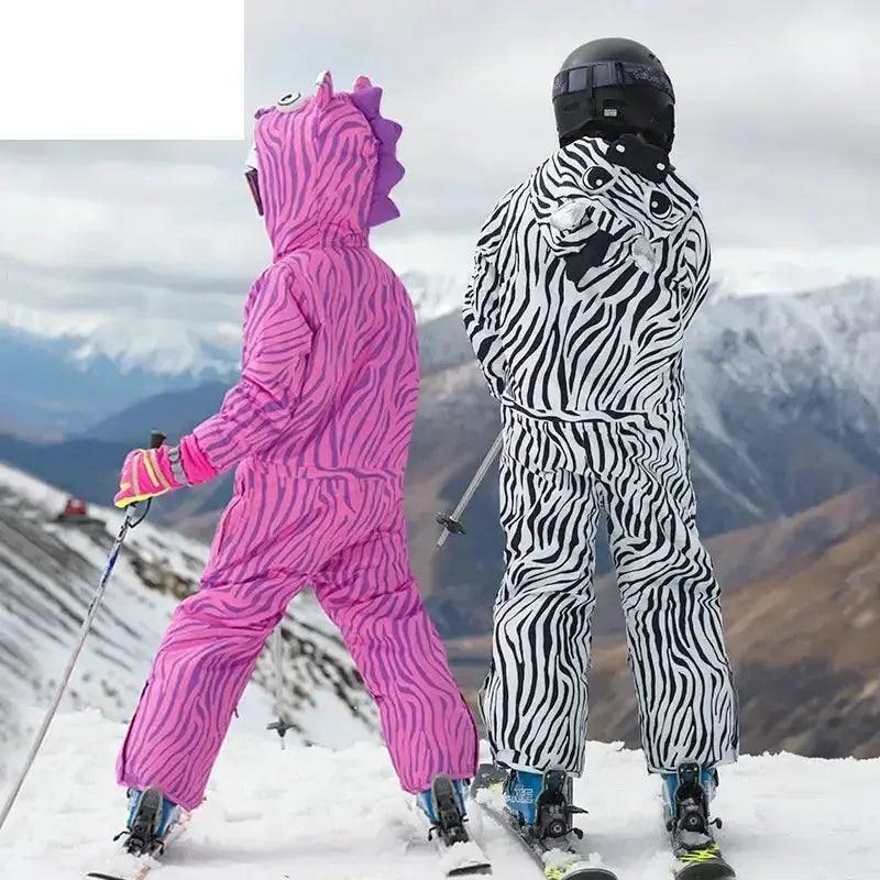  Kids Dinosaur Ski Suit Windproof Thick Cold Weather -  ToylandEU™