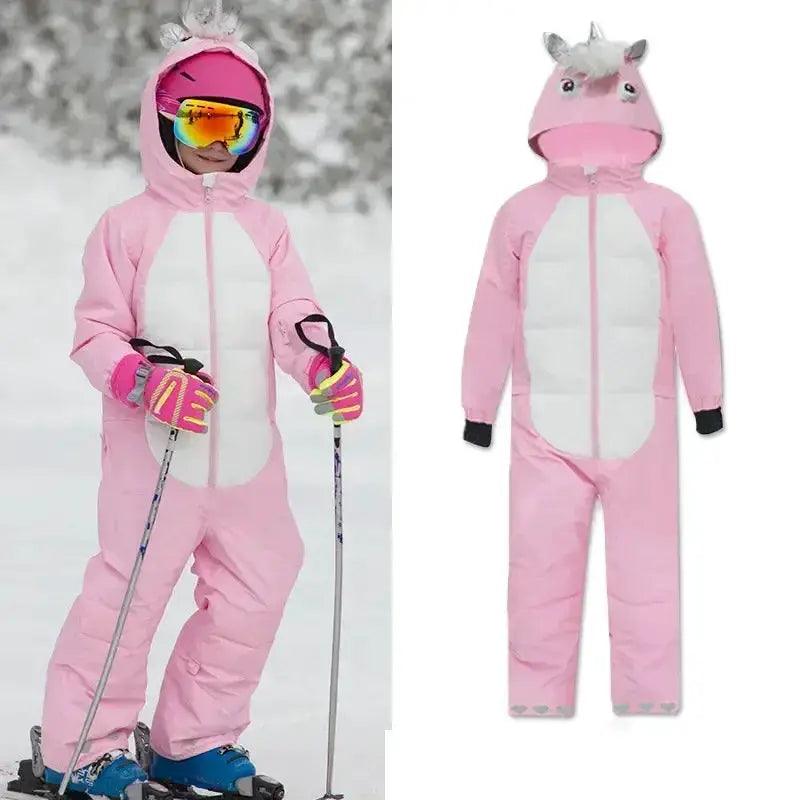  Kids Dinosaur Ski Suit Windproof Thick Cold Weather -  ToylandEU™