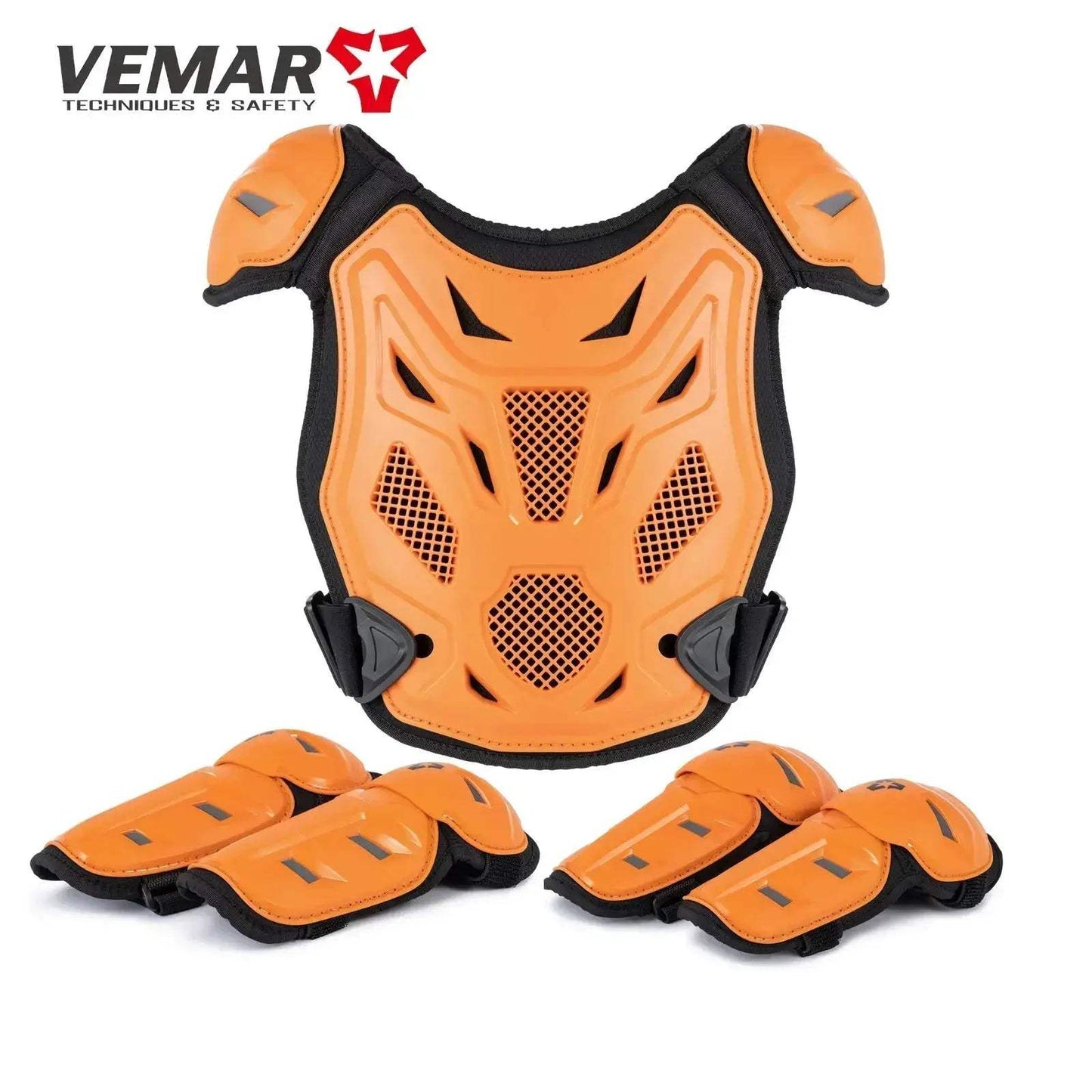 Kids Dirt Bike Chest Protector With Shockproof Armor Vest - ToylandEU