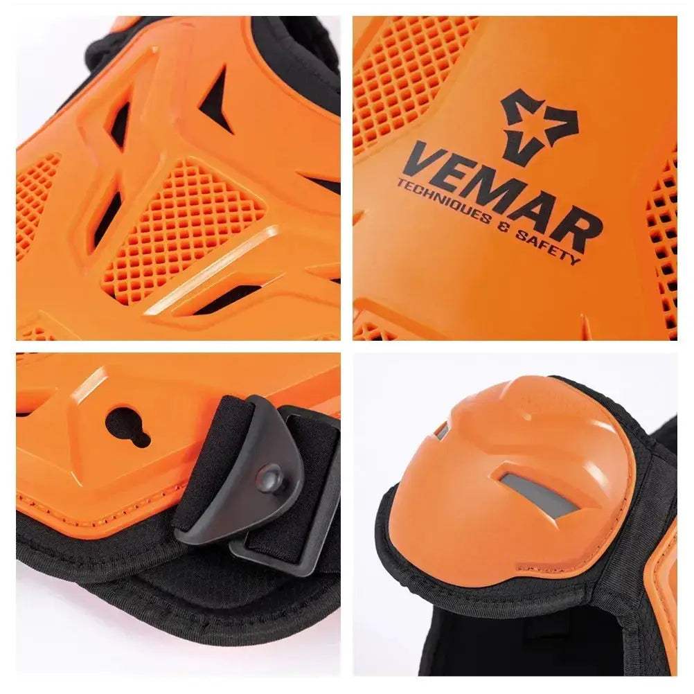 Kids Dirt Bike Chest Protector With Shockproof Armor Vest - ToylandEU