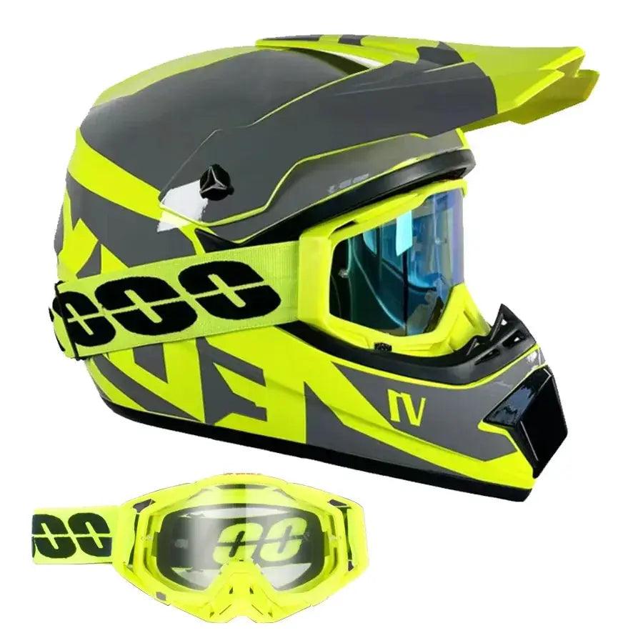  Kids Dirt Bike Helmet DOT Certified Full Face Goggles -  ToylandEU™