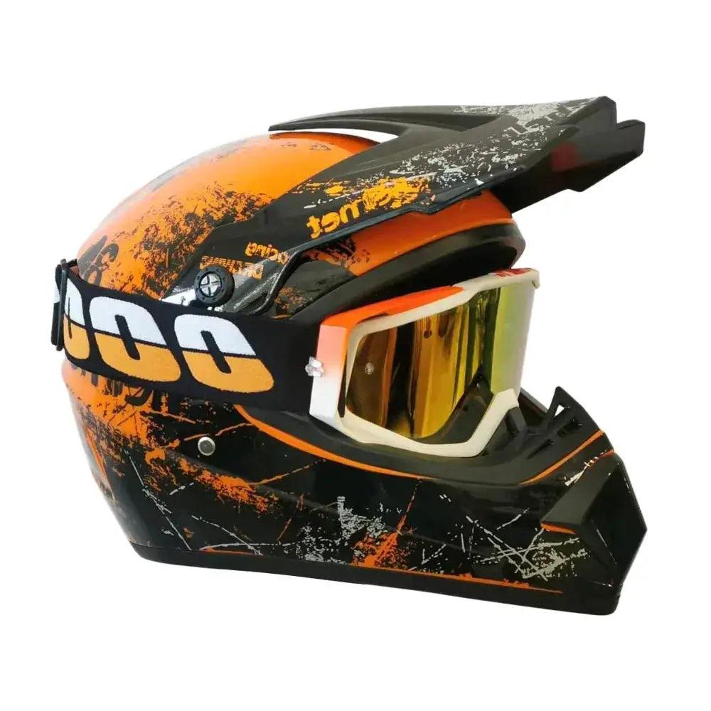  Kids Dirt Bike Helmet DOT Certified Full Face Goggles -  ToylandEU™