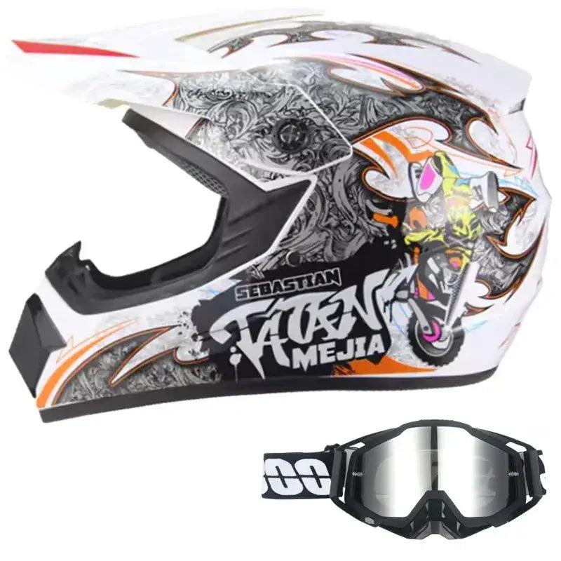  Kids Dirt Bike Helmet DOT Certified Full Face Goggles -  ToylandEU™