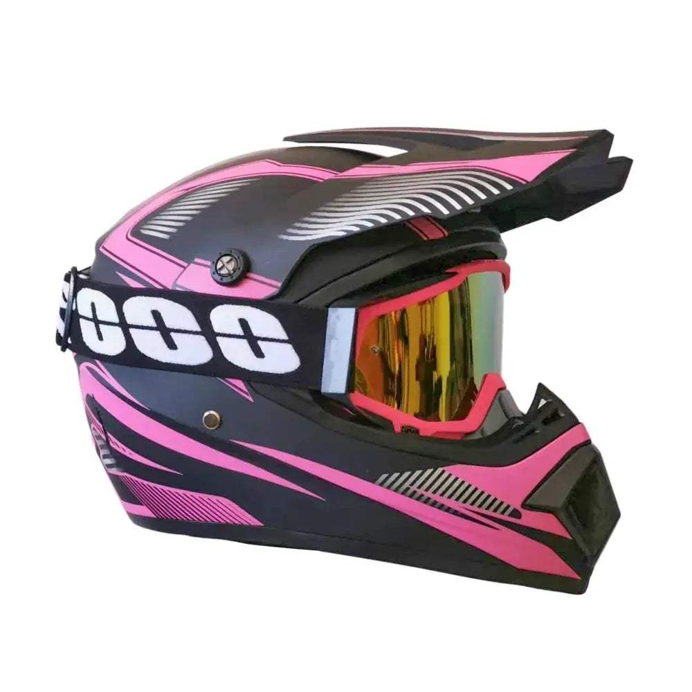 Kids Dirt Bike Helmet DOT Certified Full Face Goggles Included - ToylandEU