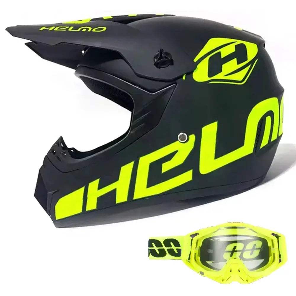 Kids Dirt Bike Helmet DOT Certified Full Face Goggles Included - ToylandEU