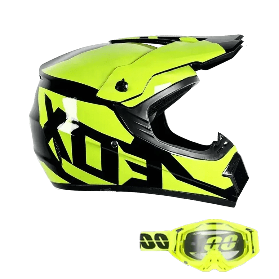 Kids Dirt Bike Helmet DOT Certified Full Face Goggles Included - ToylandEU