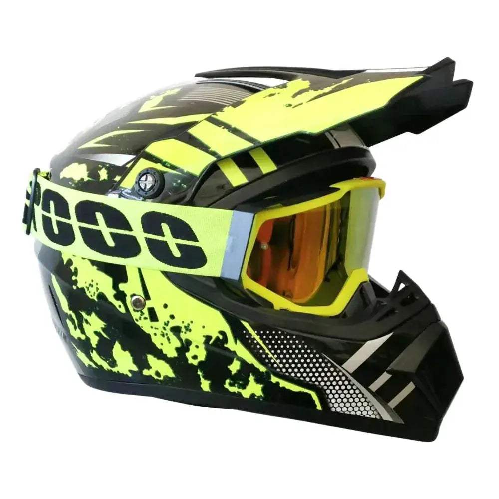 Kids Dirt Bike Helmet DOT Certified Full Face Goggles Included - ToylandEU