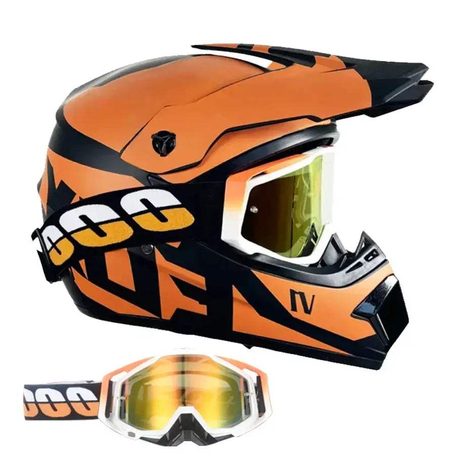 Kids Dirt Bike Helmet DOT Certified Full Face Goggles Included - ToylandEU