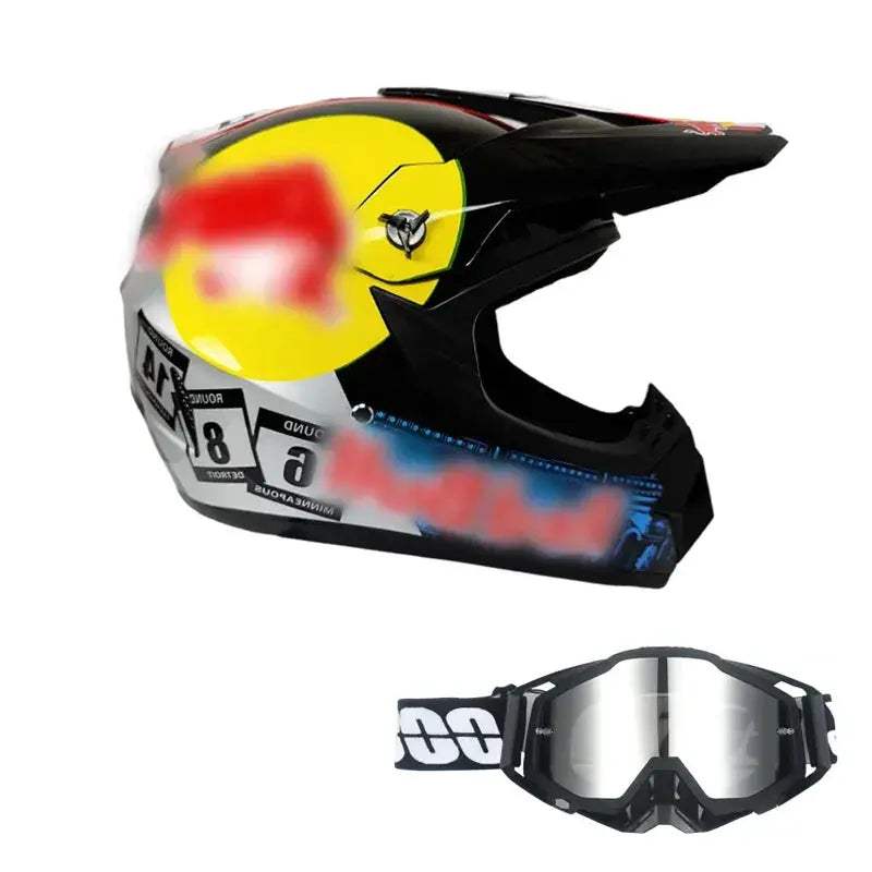 Kids Dirt Bike Helmet DOT Certified Full Face Goggles Included - ToylandEU