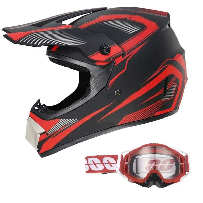 Kids Dirt Bike Helmet DOT Certified Full Face Goggles Included - ToylandEU