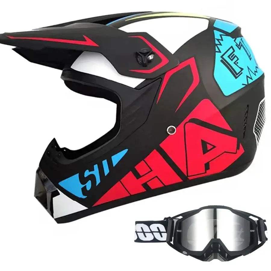 Kids Dirt Bike Helmet DOT Certified Full Face Goggles Included - ToylandEU