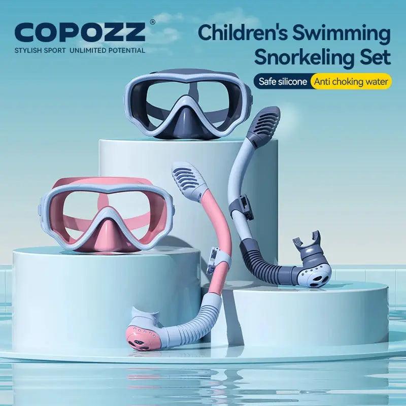  Kids Dive Mask And Snorkel Set Antifog Goggles -  ToylandEU™