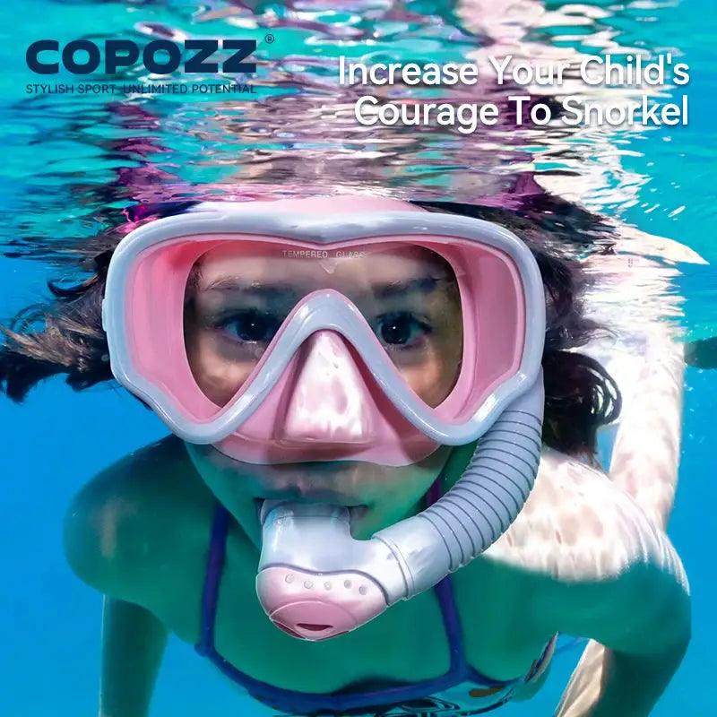  Kids Dive Mask And Snorkel Set Antifog Goggles -  ToylandEU™