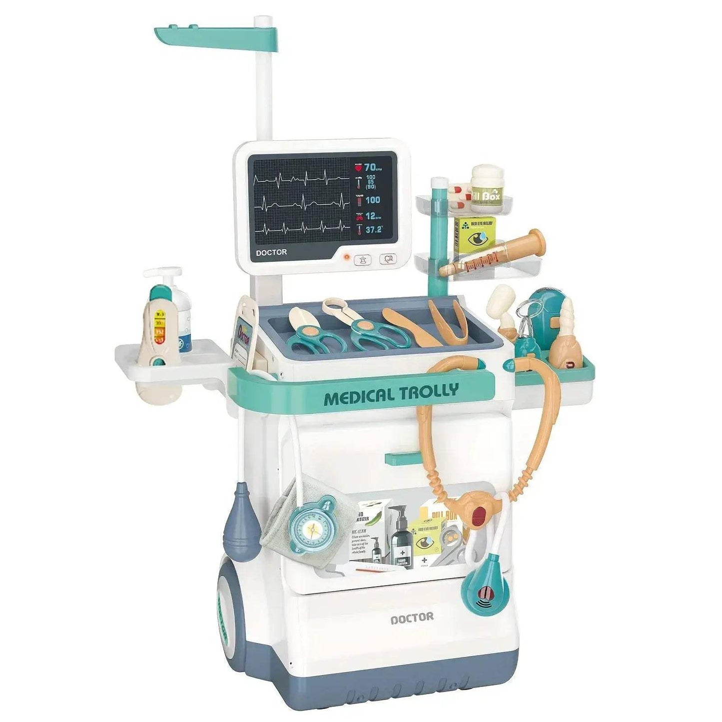 Kids Doctor Toy Set With Injection And Stethoscope - ToylandEU