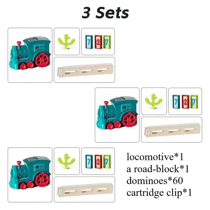  Kids Domino Train Set Educational STEM Toy For Learning -  ToylandEU™