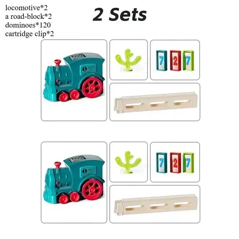  Kids Domino Train Set Educational STEM Toy For Learning -  ToylandEU™