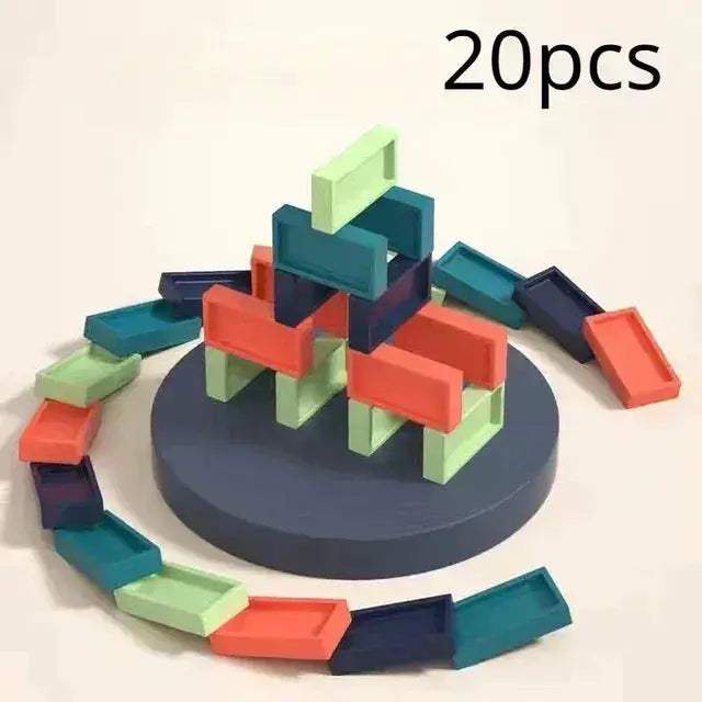 Kids Domino Train Set Educational STEM Toy For Learning Fun - ToylandEU